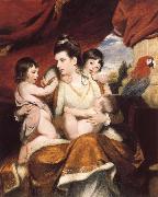 Lady Cockburn and Her Three eldest sons